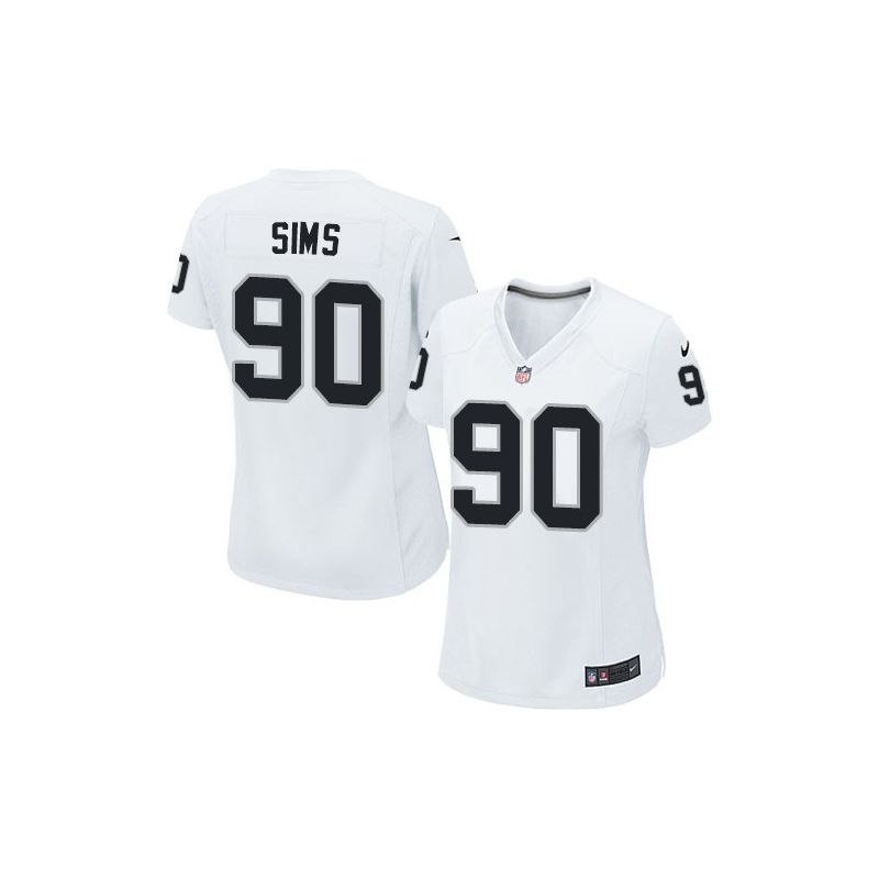 Cheap Pat Sims Raiders Women Jersey From China White Game #90