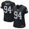 Cheap Antonio Smith Raiders Women Jersey From China Black Game #94