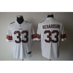 Cheap Trent Richardson Browns Jersey #33 White From China Limited