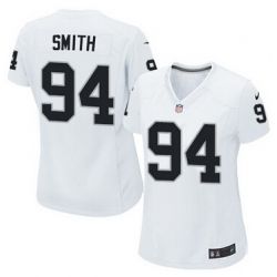 Cheap Antonio Smith Raiders Women Jersey From China White Game #94