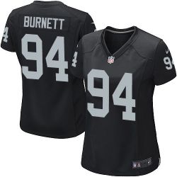 Cheap Kevin Burnett Raiders Women Jersey From China Black Game #94