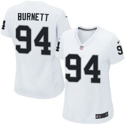 Cheap Kevin Burnett Raiders Women Jersey From China White Game #94