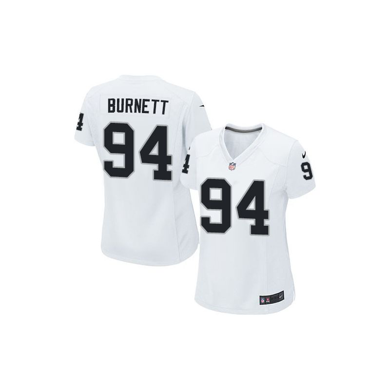 Cheap Kevin Burnett Raiders Women Jersey From China White Game #94