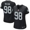 Cheap CJ Wilson Raiders Women Jersey From China Black Game #98