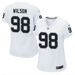 Cheap CJ Wilson Raiders Women Jersey From China White Game #98