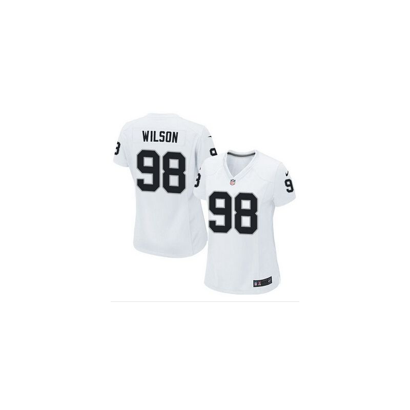 Cheap CJ Wilson Raiders Women Jersey From China White Game #98