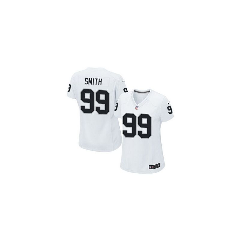 Cheap Aldon Smith Raiders Women Jersey From China White Game #99
