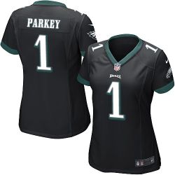 Cheap Cody Parkey Eagles Women Jersey From China Black Game #1