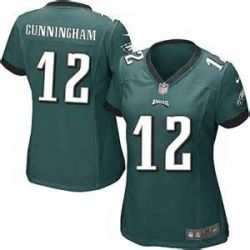 Cheap Randall Cunningham Eagles Women Jersey From China Green Game #12