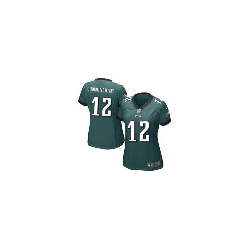 Cheap Randall Cunningham Eagles Women Jersey From China Green Game #12