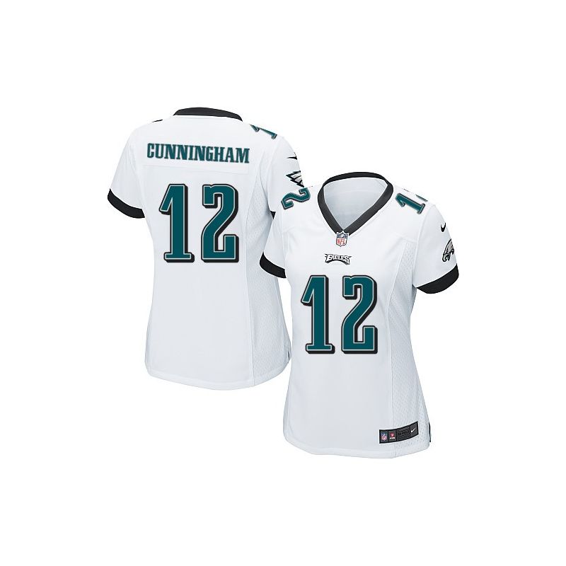 Cheap Randall Cunningham Eagles Women Jersey From China White Game #12