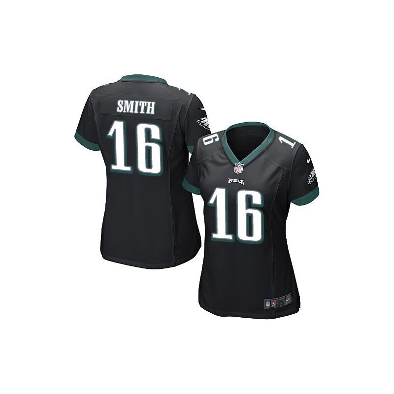 Cheap Brad Smith Eagles Women Jersey From China Black Game #16