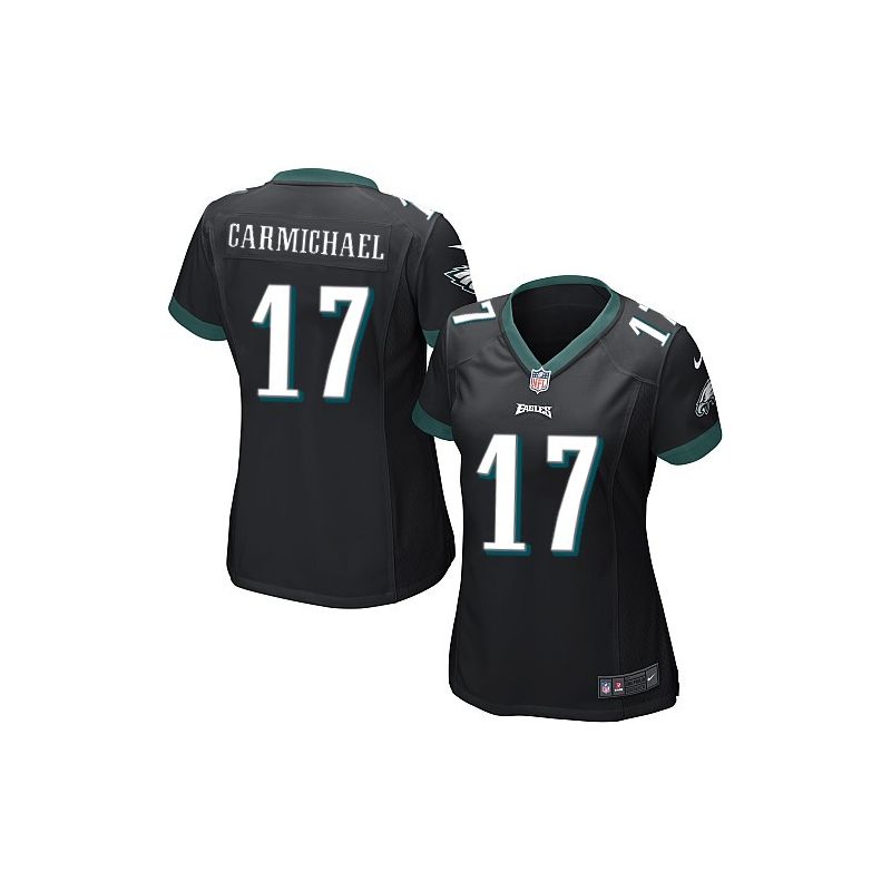 Cheap Harold Carmichael Eagles Women Jersey From China Black Game #17