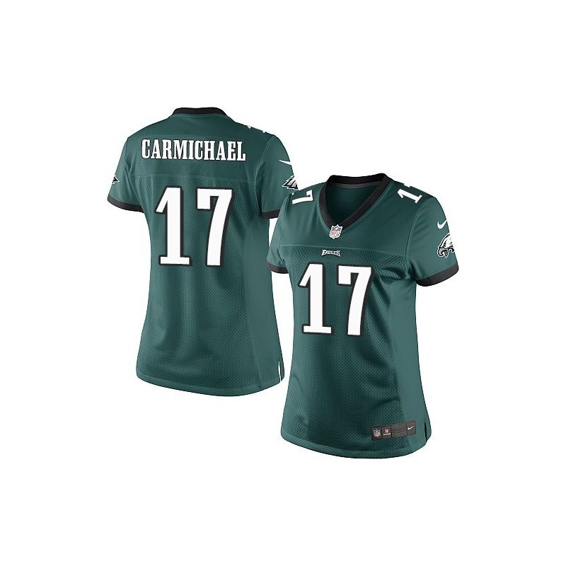 Cheap Harold Carmichael Eagles Women Jersey From China Green Game #17