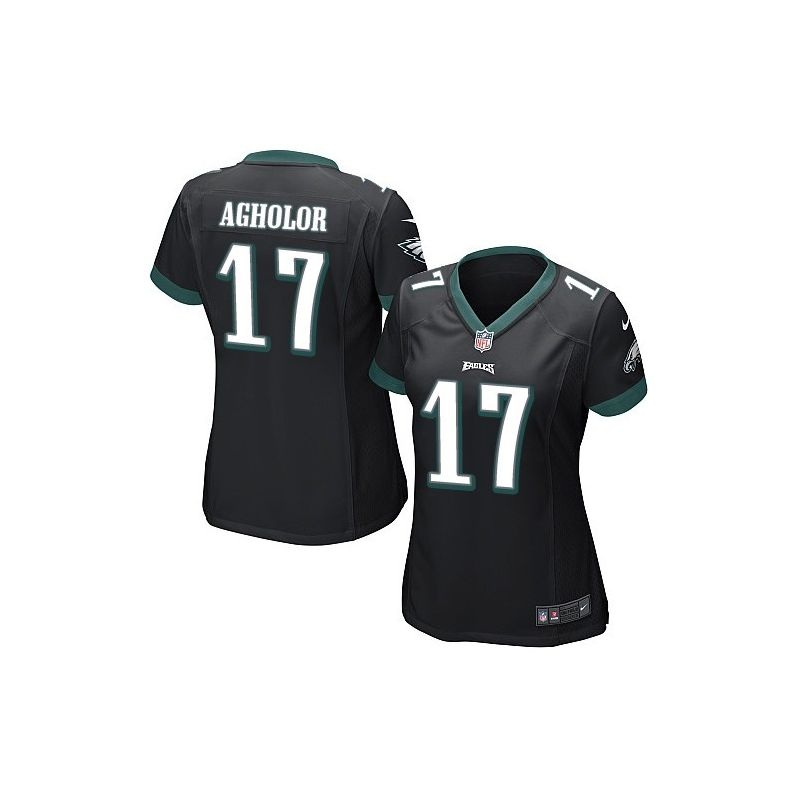 Cheap Nelson Agholor Eagles Women Jersey From China Black Game #17