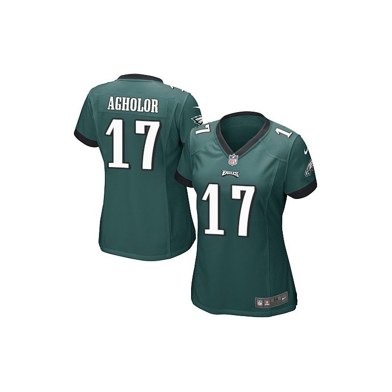 Cheap Nelson Agholor Eagles Women Jersey From China Green Game #17