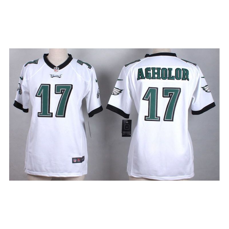 Cheap Nelson Agholor Eagles Women Jersey From China White Game #17