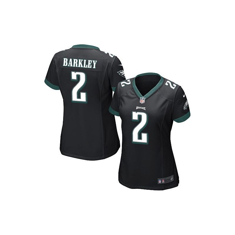 Cheap Matt Barkley Eagles Women Jersey From China Black Game #2