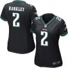 Cheap Matt Barkley Eagles Women Jersey From China Black Game #2