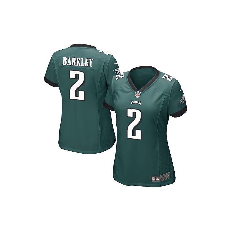 Cheap Matt Barkley Eagles Women Jersey From China Green Game #2