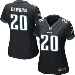 Cheap Brian Dawkins Eagles Women Jersey From China Black Game #20