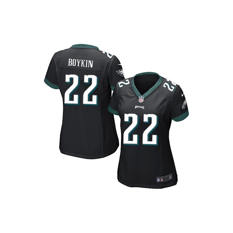 Cheap Brandon Boykin Eagles Women Jersey From China Black Game #22