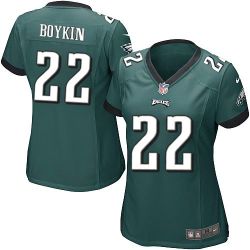 Cheap Brandon Boykin Eagles Women Jersey From China Green Game #22