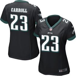 Cheap Nolan Carroll Eagles Women Jersey From China Black Game #23
