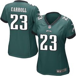 Cheap Nolan Carroll Eagles Women Jersey From China Green Game #23