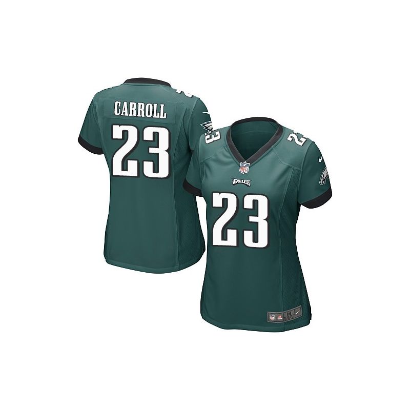 Cheap Nolan Carroll Eagles Women Jersey From China Green Game #23