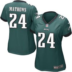 Cheap Ryan Mathews Eagles Women Jersey From China Green Game #24