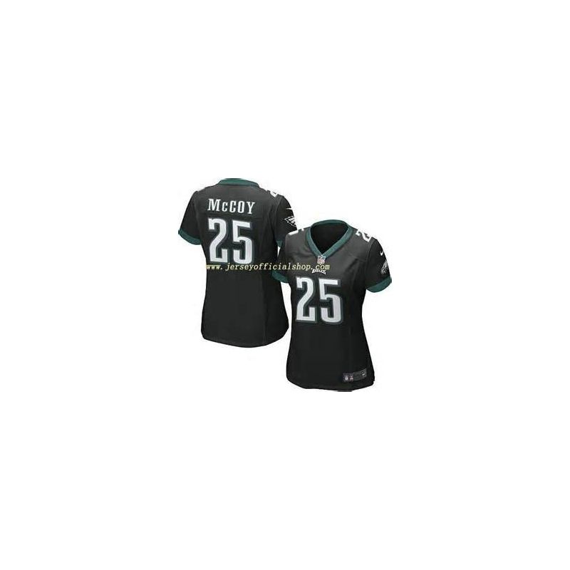 Cheap LeSean McCoy Eagles Women Jersey From China Black Game #25