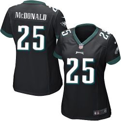 Cheap Tommy McDonald Eagles Women Jersey From China Black Game #25