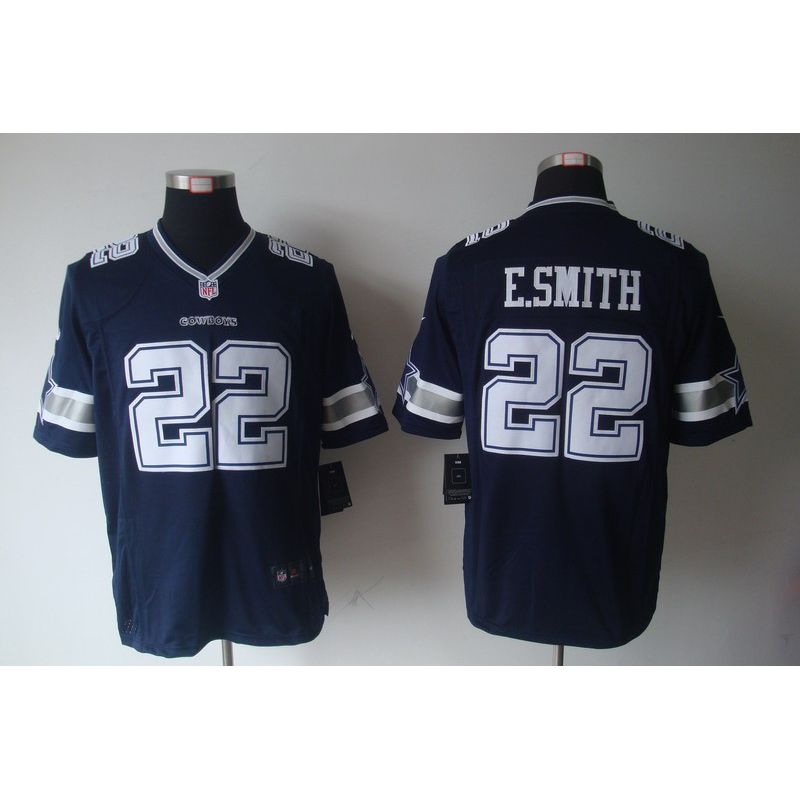 Cheap Emmitt Smith Cowboys Jersey #22 Blue From China Limited