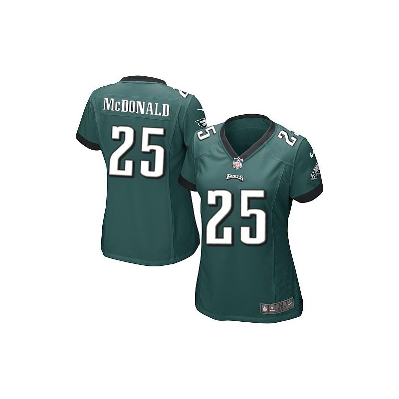 Cheap Tommy McDonald Eagles Women Jersey From China Green Game #25