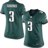 Cheap Mark Sanchez Eagles Women Jersey From China Green Game #3