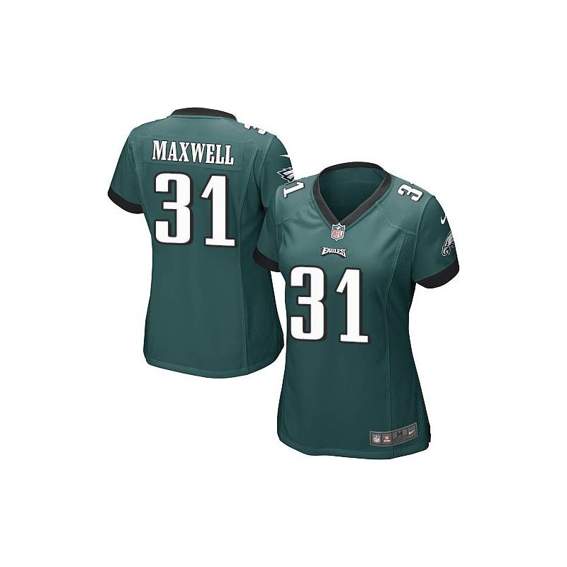 Cheap Byron Maxwell Eagles Women Jersey From China Green Game #31