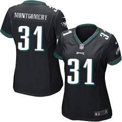 Cheap Wilbert Montgomery Eagles Women Jersey From China Black Game #31