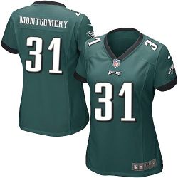 Cheap Wilbert Montgomery Eagles Women Jersey From China Green Game #31