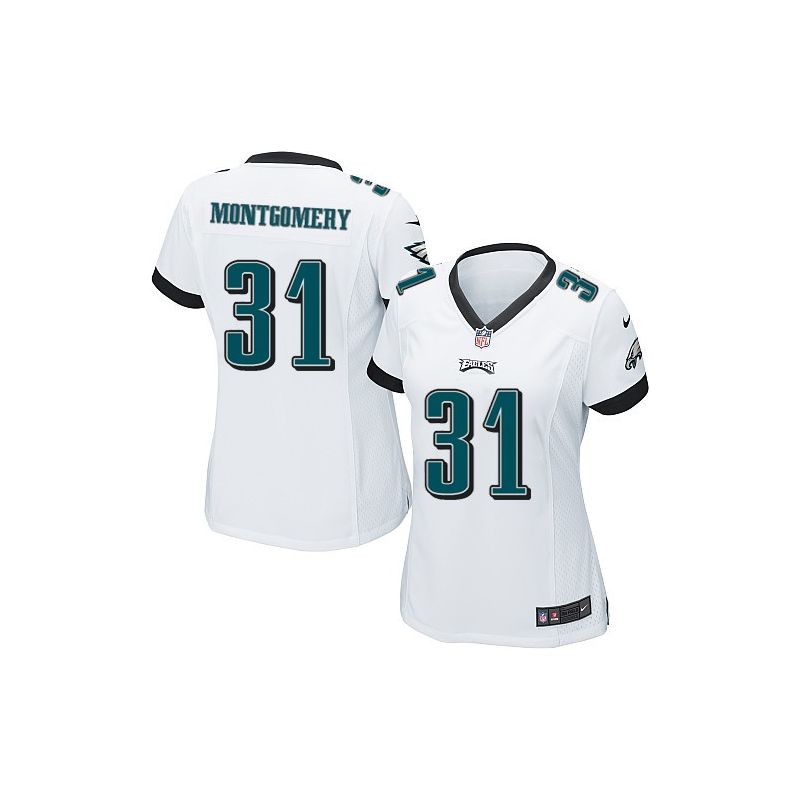 Cheap Wilbert Montgomery Eagles Women Jersey From China White Game #31