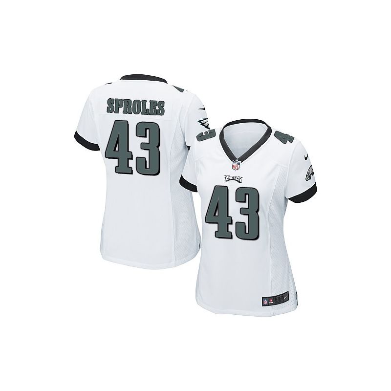 Cheap Darren Sproles Eagles Women Jersey From China White Game #43