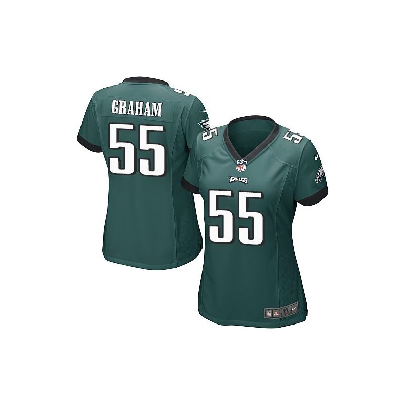 Cheap Brandon Graham Eagles Women Jersey From China Green Game #55
