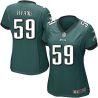 Cheap DeMeco Ryans Eagles Women Jersey From China Green Game #59