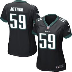 Cheap Seth Joyner Eagles Women Jersey From China Black Game #59