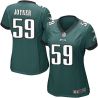 Cheap Seth Joyner Eagles Women Jersey From China Green Game #59