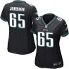 Cheap Lane Johnson Eagles Women Jersey From China Black Game #65