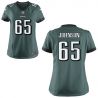 Cheap Lane Johnson Eagles Women Jersey From China Green Game #65