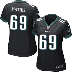 Cheap Evan Mathis Eagles Women Jersey From China Black Game #69