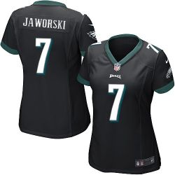 Cheap Ron Jaworski Eagles Women Jersey From China Black Game #7