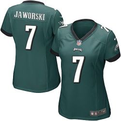 Cheap Ron Jaworski Eagles Women Jersey From China Green Game #7